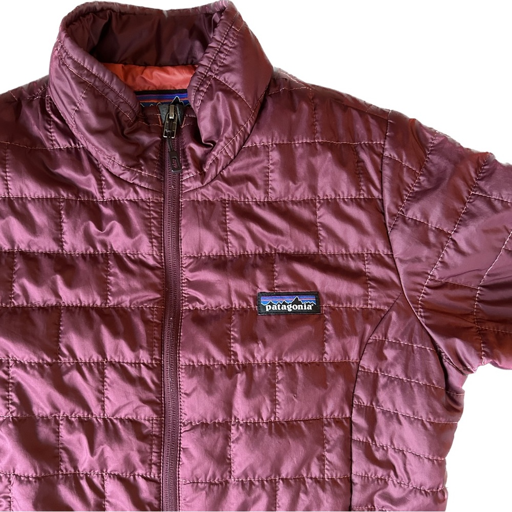 Patagonia Womens Nano Puff Jacket - SMALL, Wine color